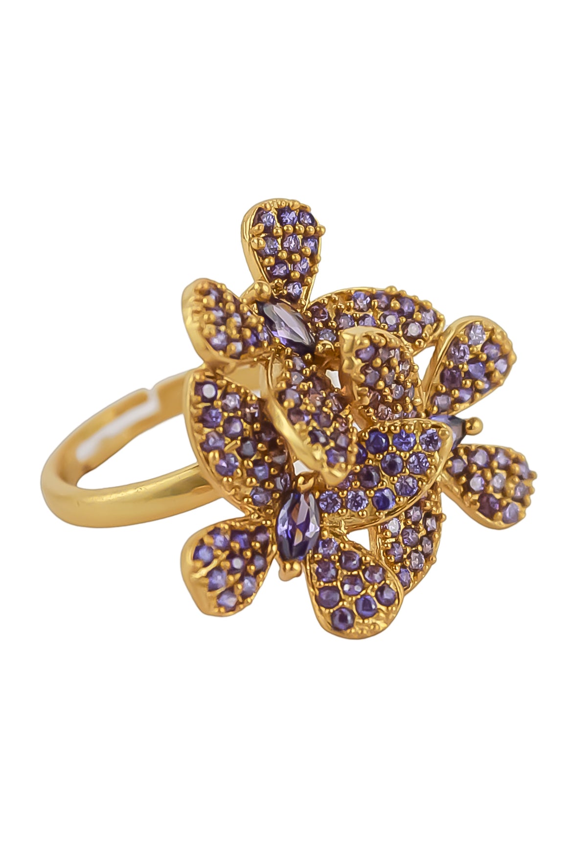 African butterfly ring bombay sunset