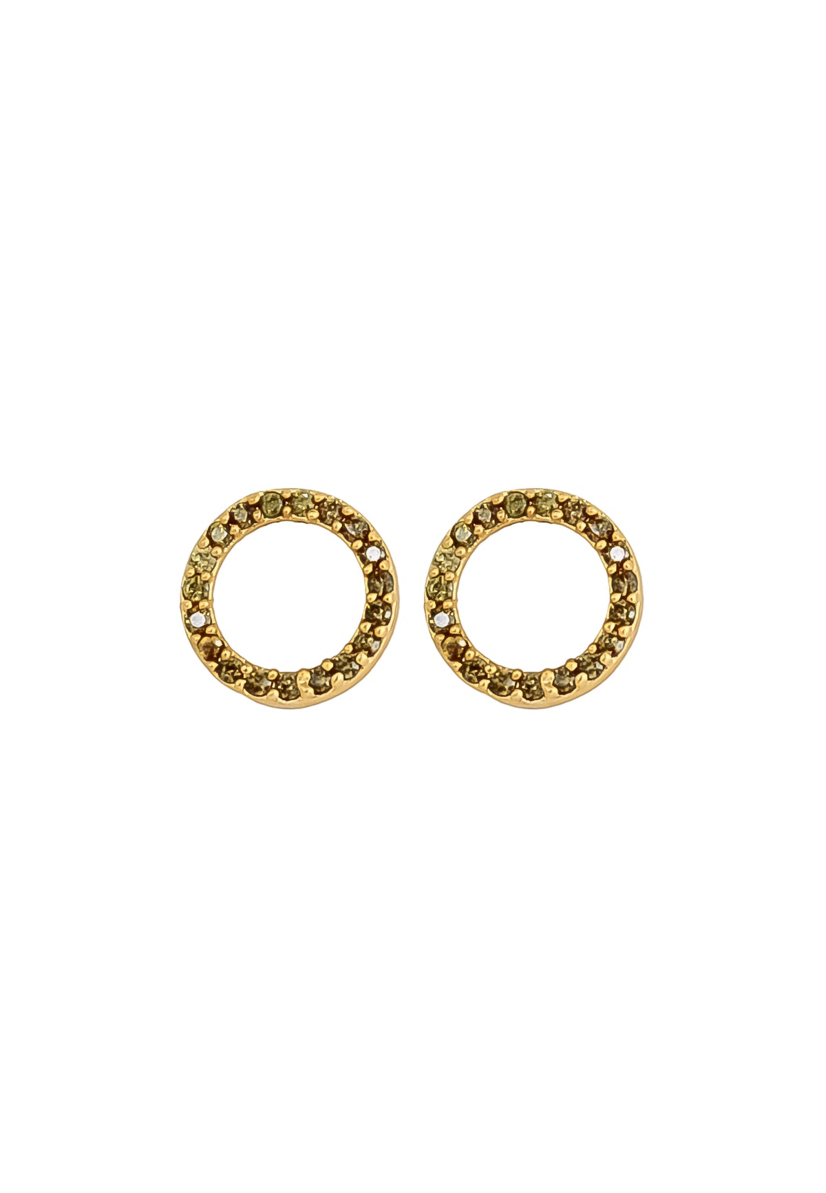 Hoop earrings bombay sunset