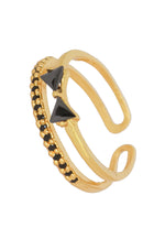 Load image into Gallery viewer, albinia bow ring Bombay Sunset

