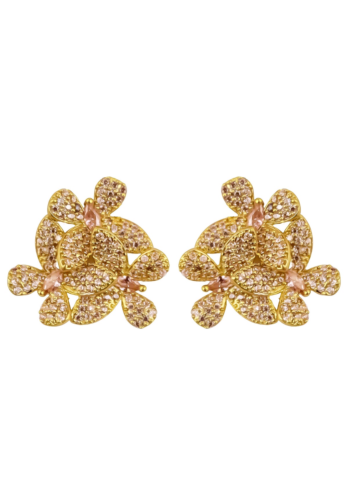 African butterfly earrings bombay sunset