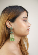 Load image into Gallery viewer, arusha earrings pupp Bombay Sunset
