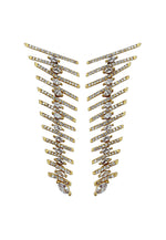 Load image into Gallery viewer, fishbone earrings Bombay Sunset

