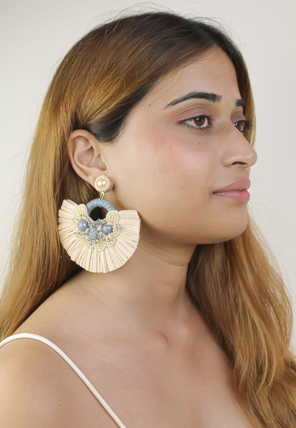 zanzibar earrings Bombay Sunset
