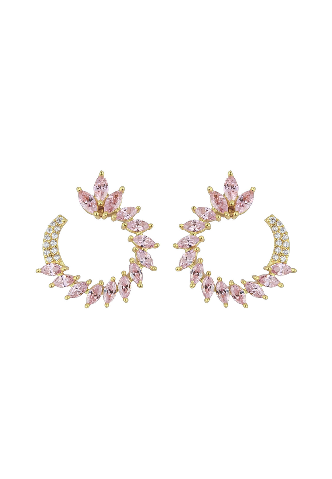 golden viper earrings Bombay Sunset