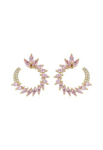 Load image into Gallery viewer, golden viper earrings Bombay Sunset
