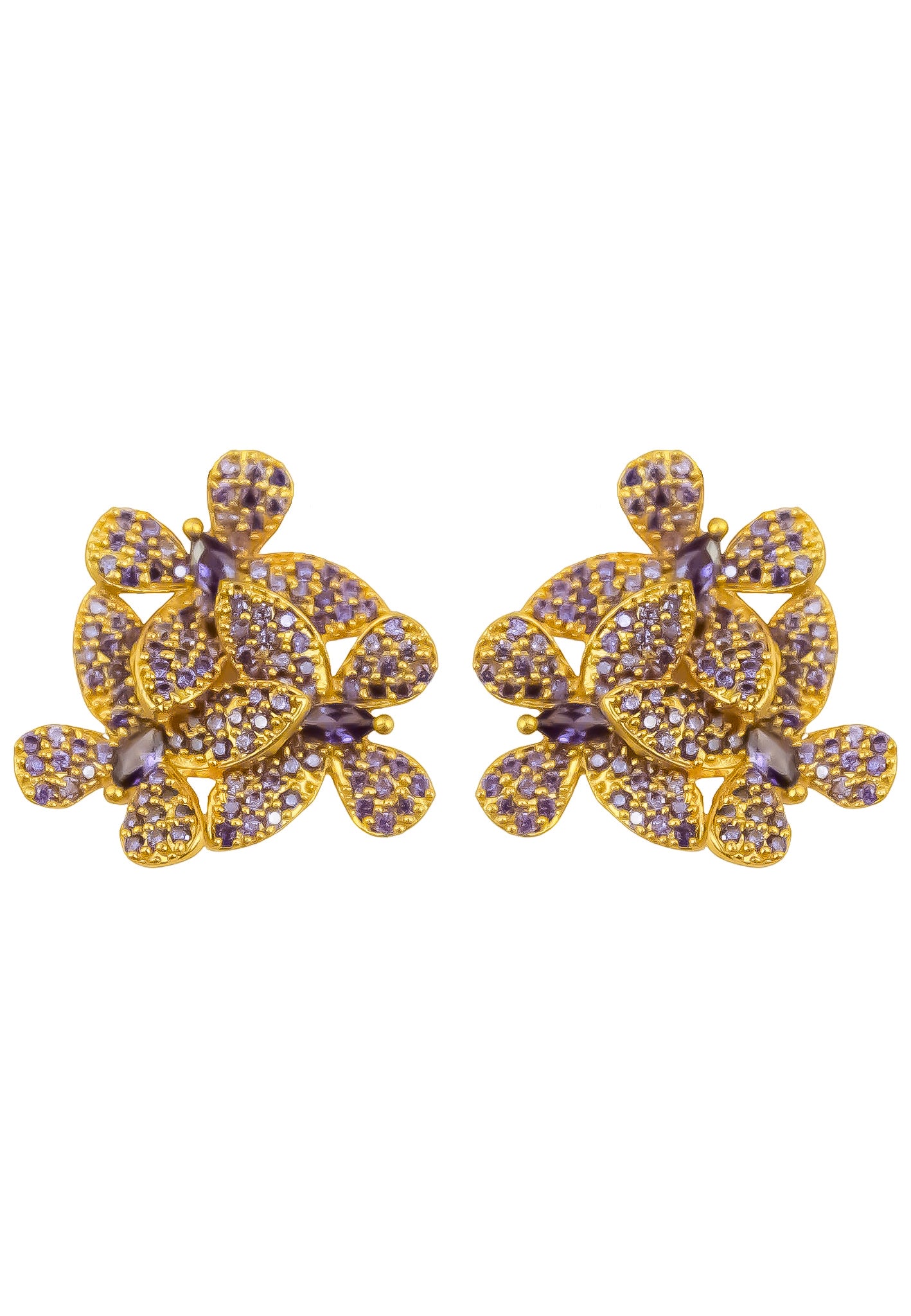 african butterfly earrings Bombay Sunset