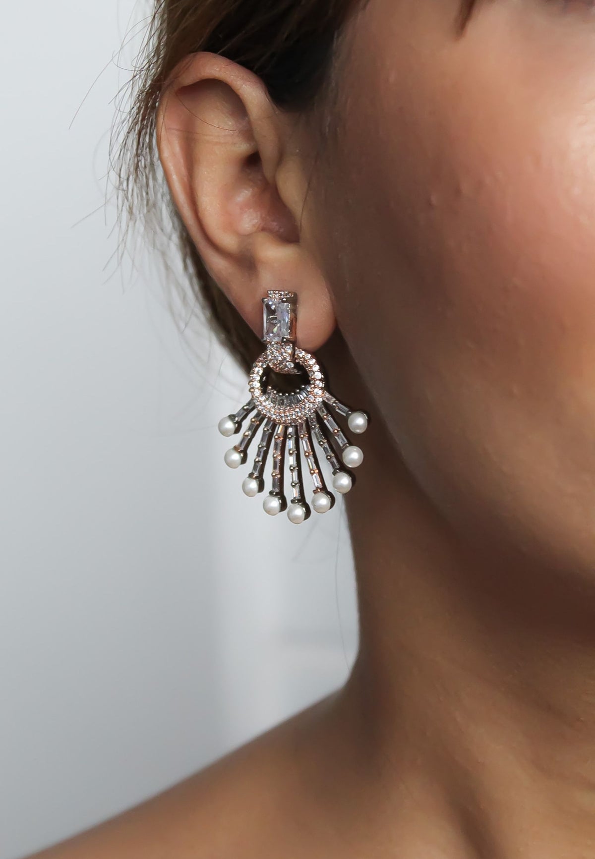 lisbon earrings Bombay Sunset