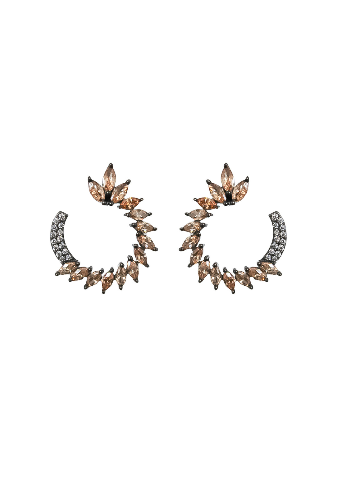 viper earrings Bombay Sunset