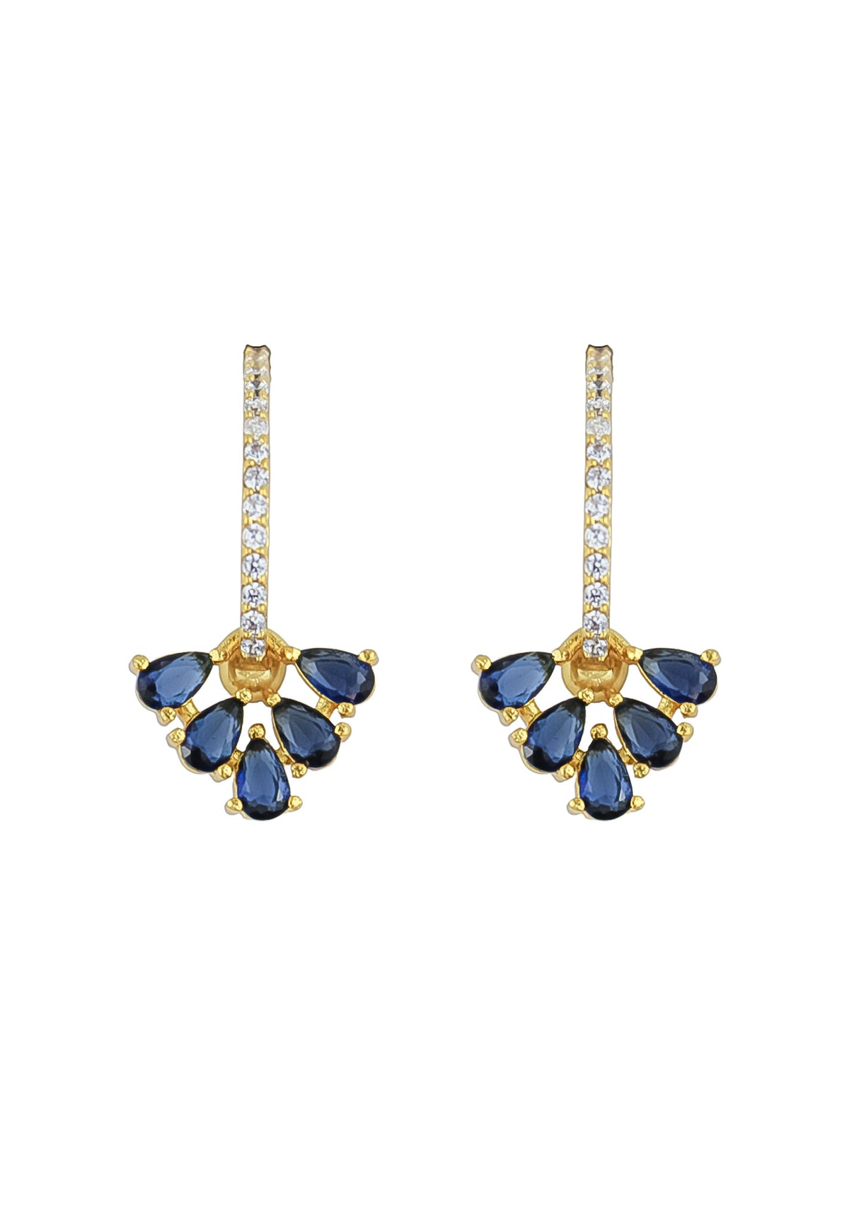 Bindweed earrings bombay sunset