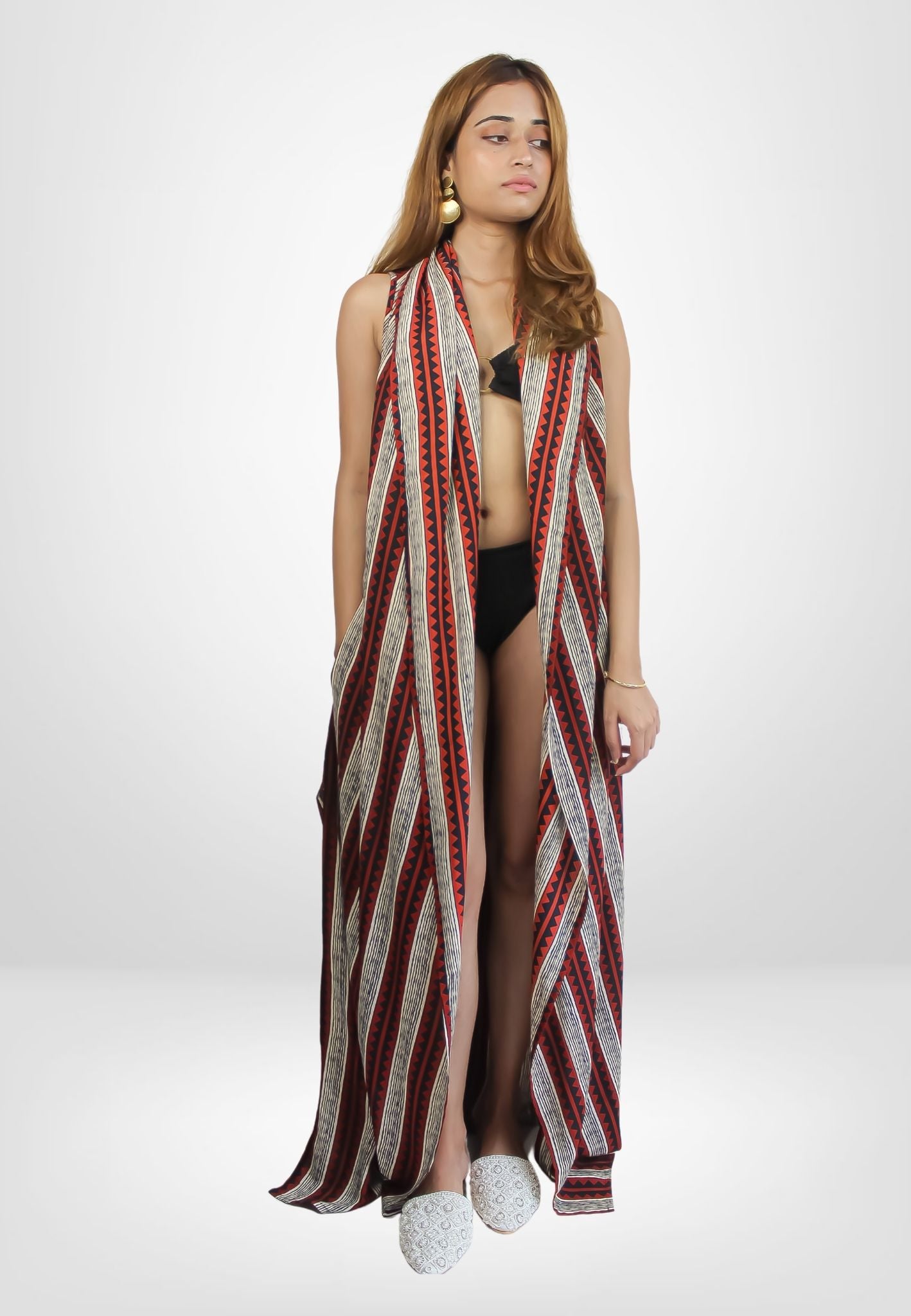 mirtense long boho dress Bombay Sunset