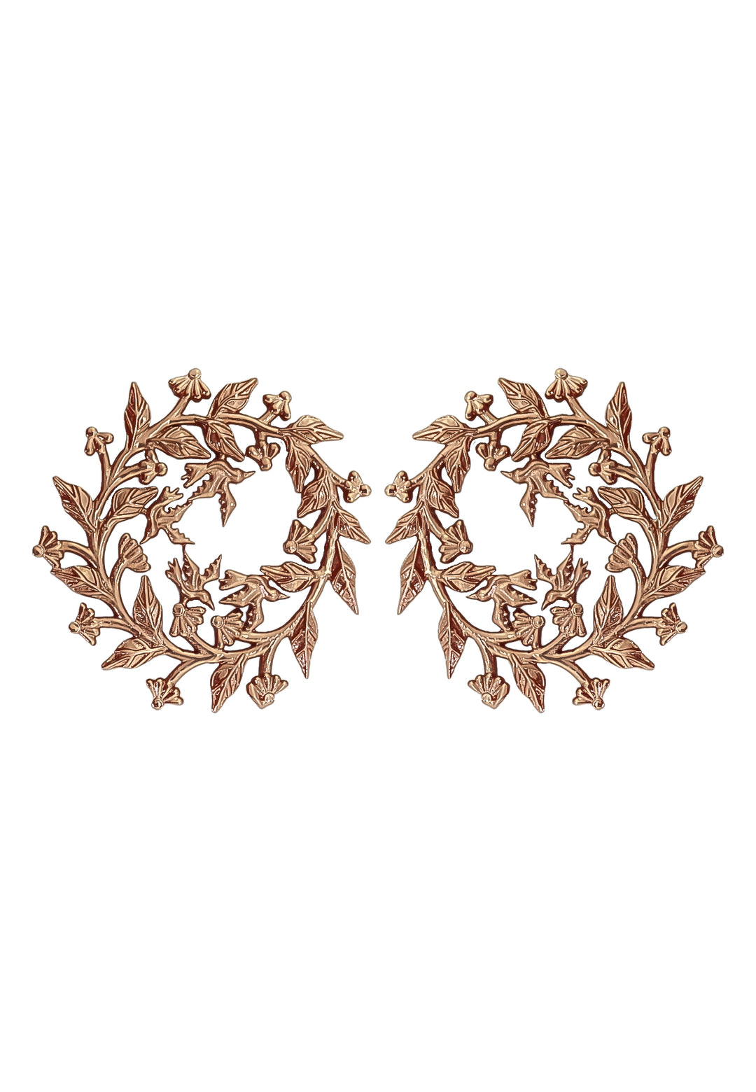 colibri bird earrings Bombay Sunset