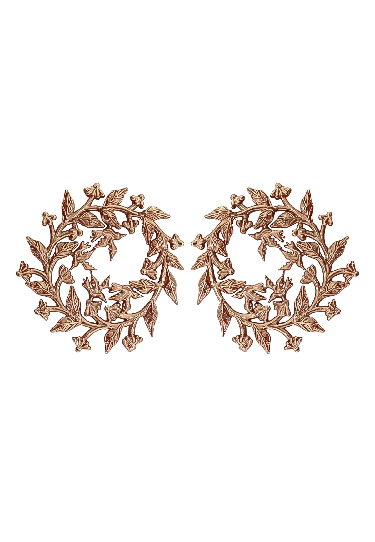 Colibri bird earrings bombay sunset