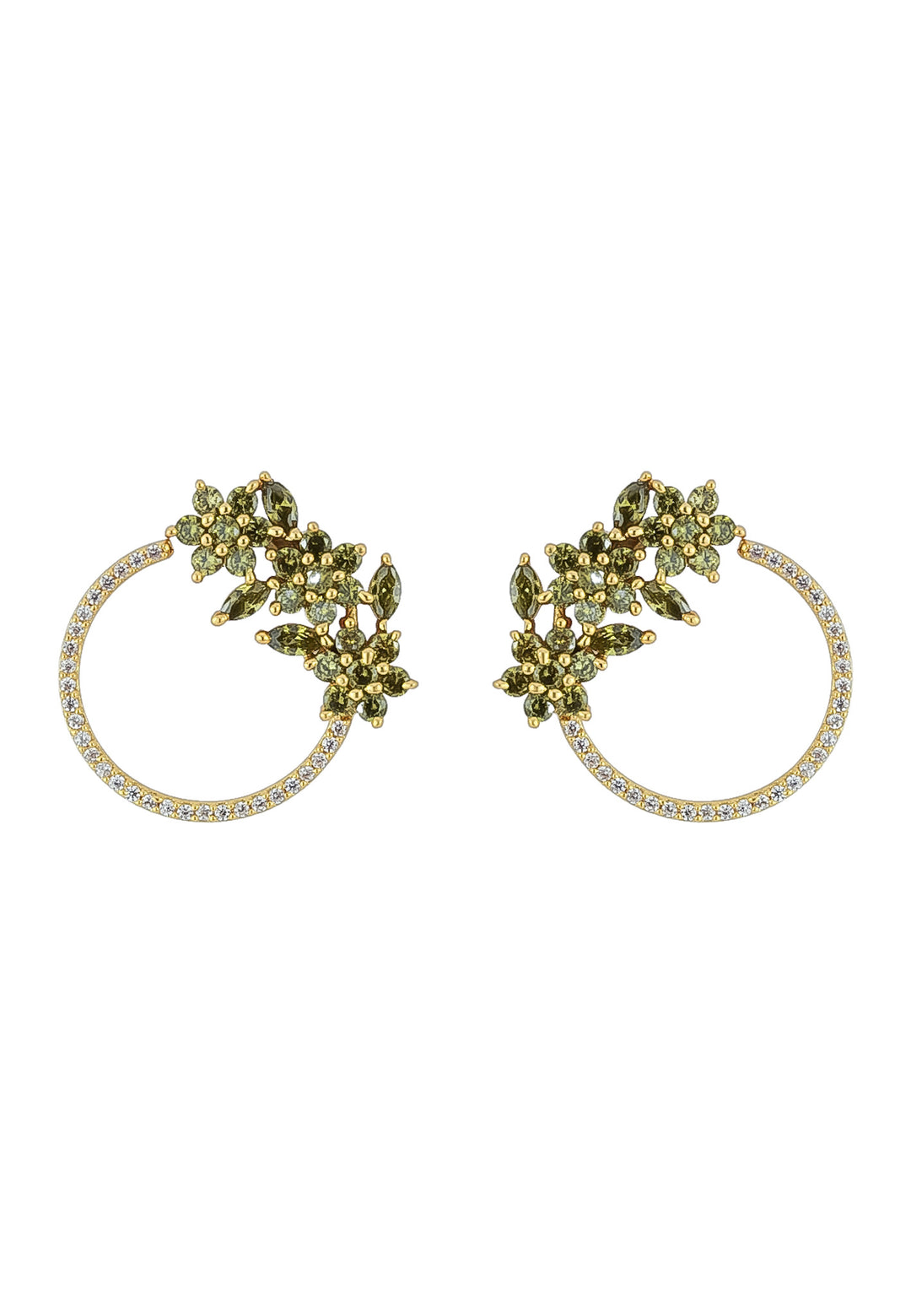 golden salamander earrings Bombay Sunset