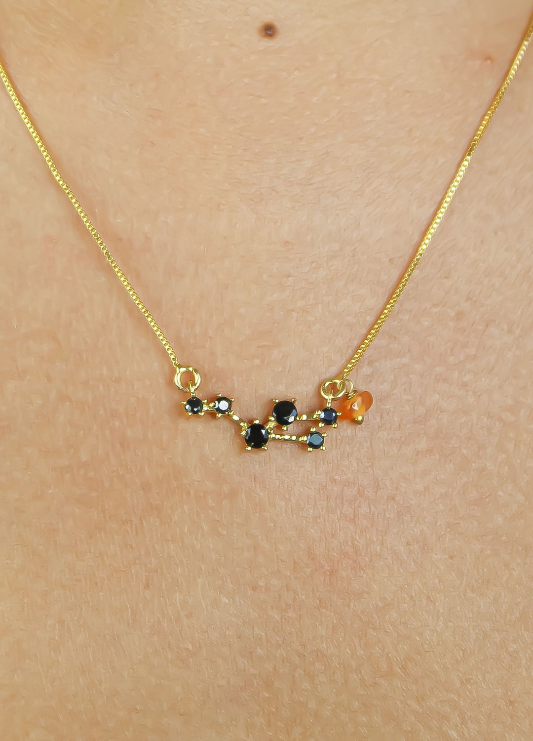 collar zodiac de Cáncer constelación Bombay Be Sunset