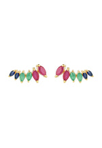 Bild in den Galerie-Viewer laden, stepping stone earrings Bombay Sunset
