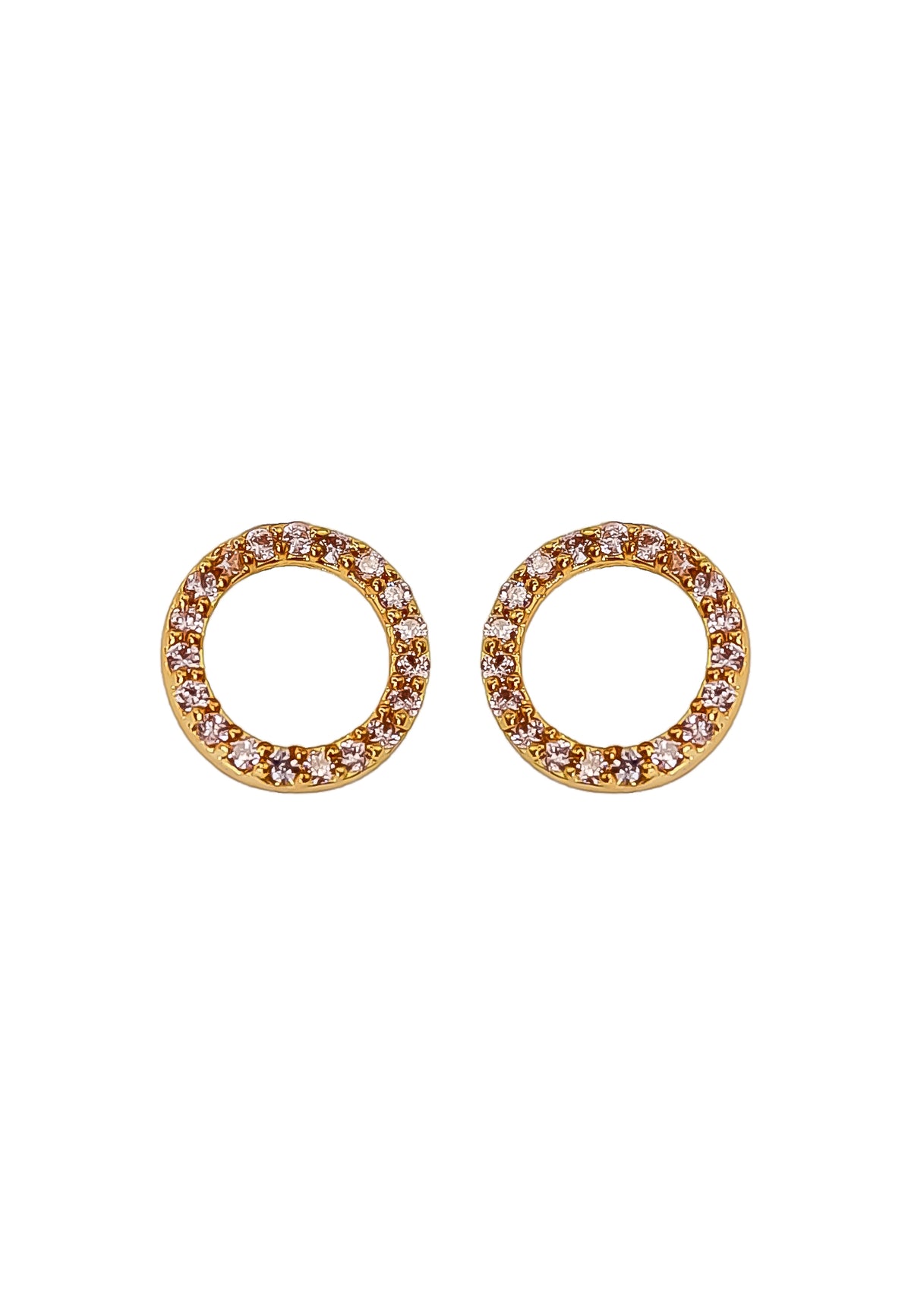 Hoop earrings bombay sunset
