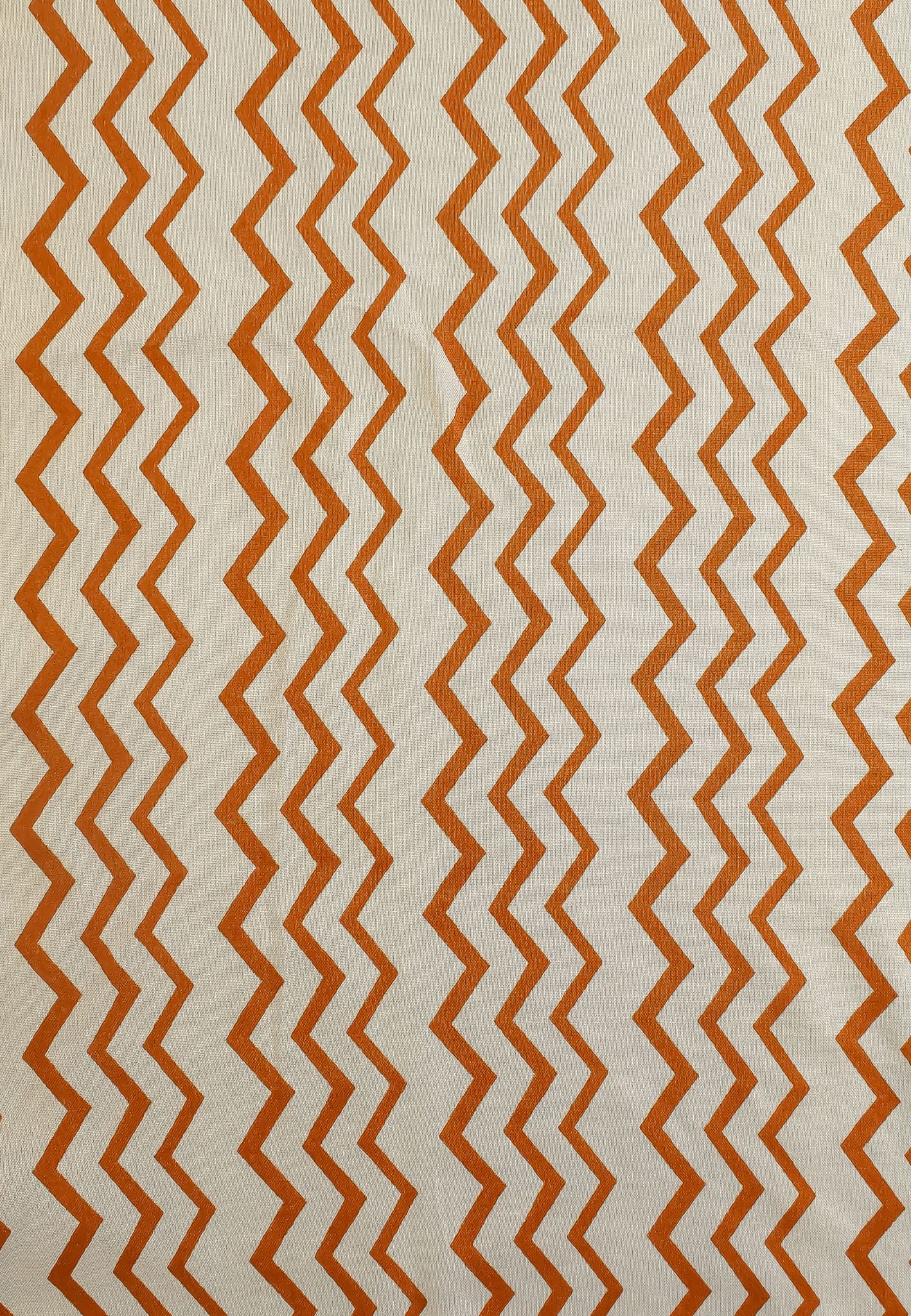 casali long zig zag dress Bombay Sunset