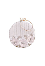 Carregar imagem no visualizador da Galeria, bolsa branca Bombay Be Sunset Mist Clutch
