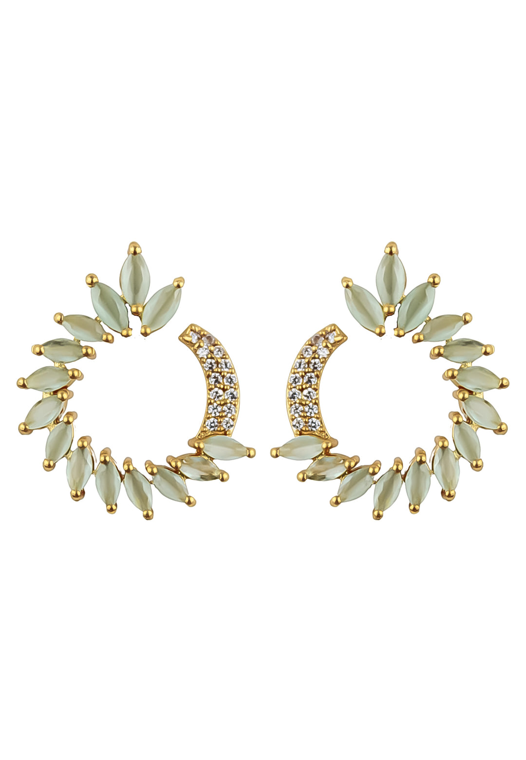 golden viper earrings Bombay Sunset