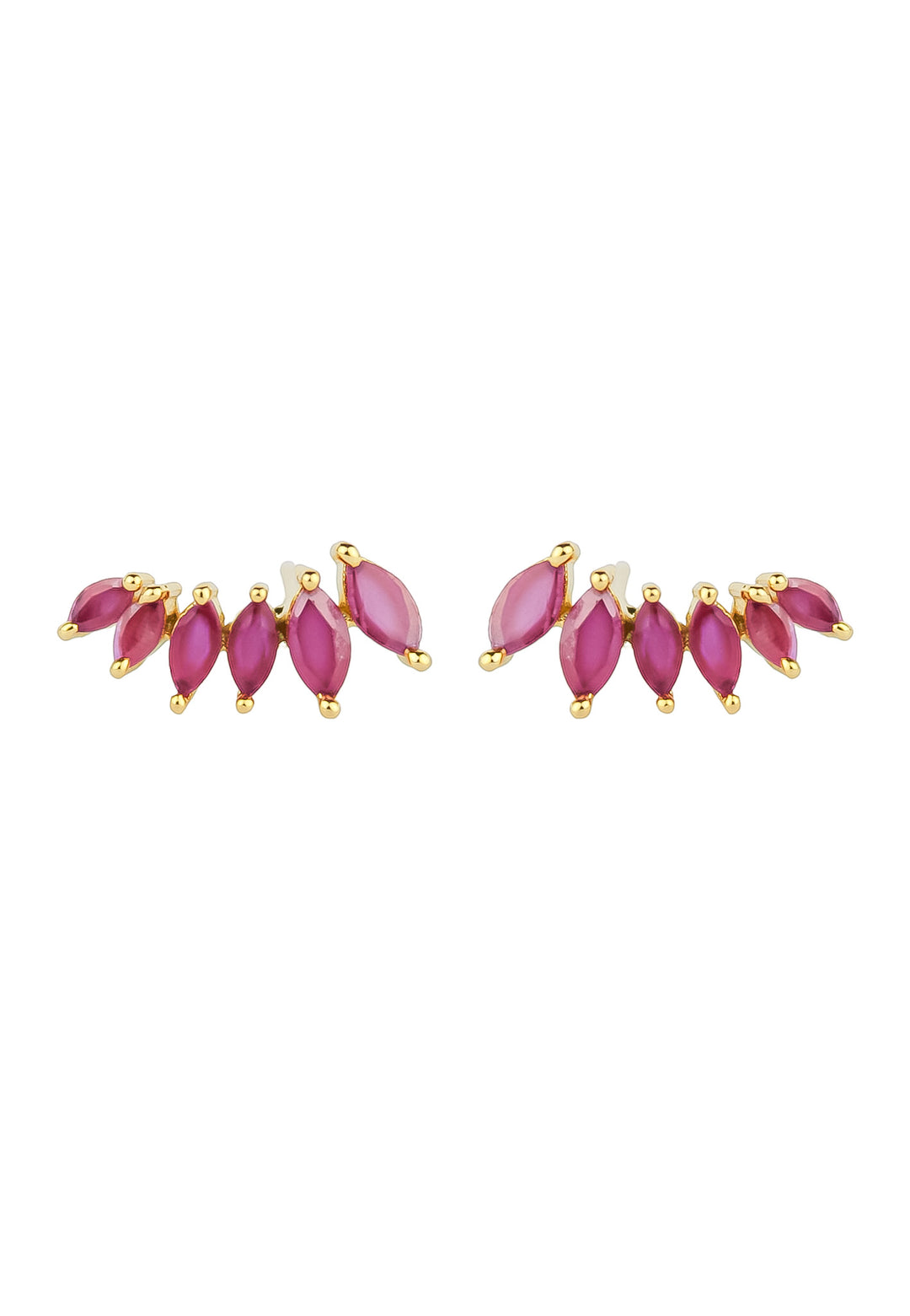 stepping stone earrings Bombay Sunset