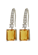Load image into Gallery viewer, benares earrings below 50 boda copper medium pendientes novia Bombay Sunset
