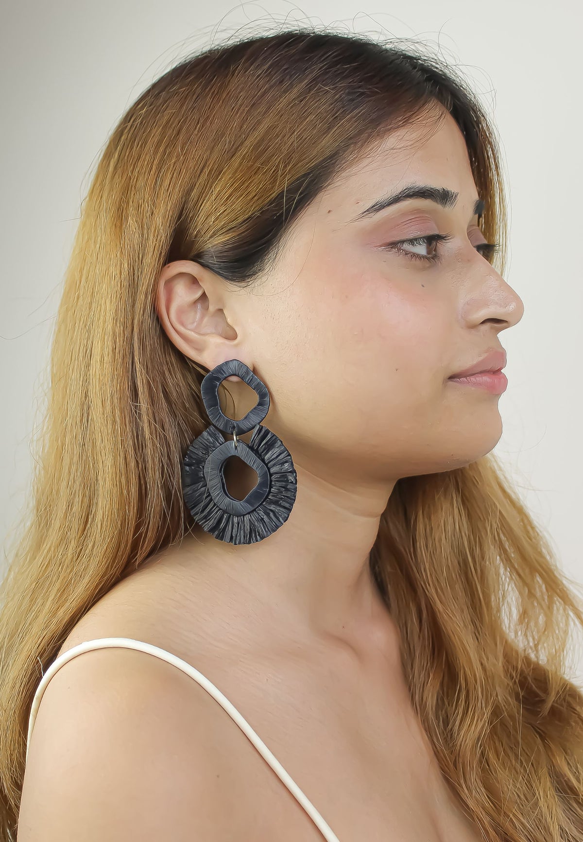 mnemba earrings Bombay Sunset