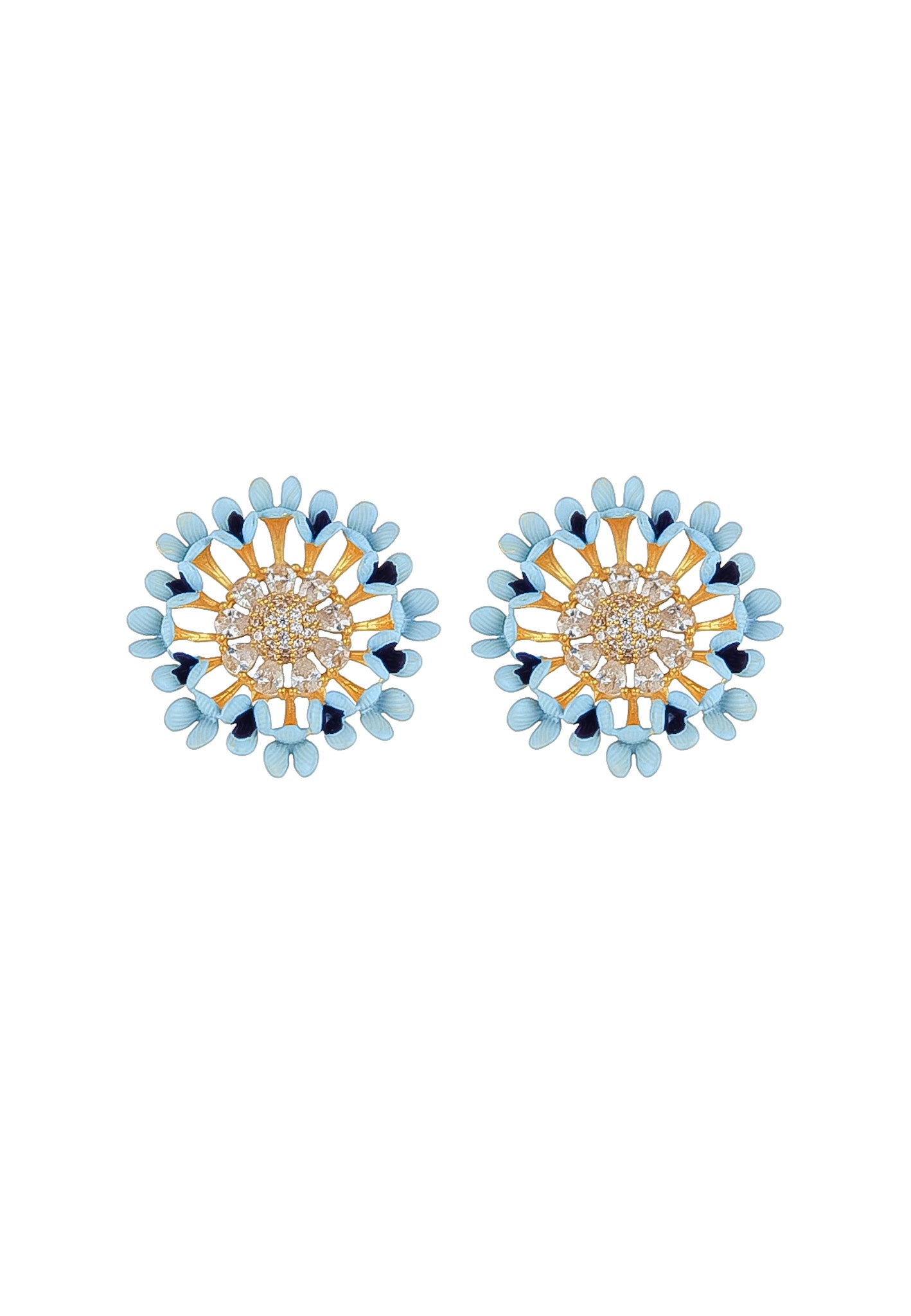 vivid daisy earrings 50 100 bridal bride bridesmaid bridesmaids Bombay Sunset