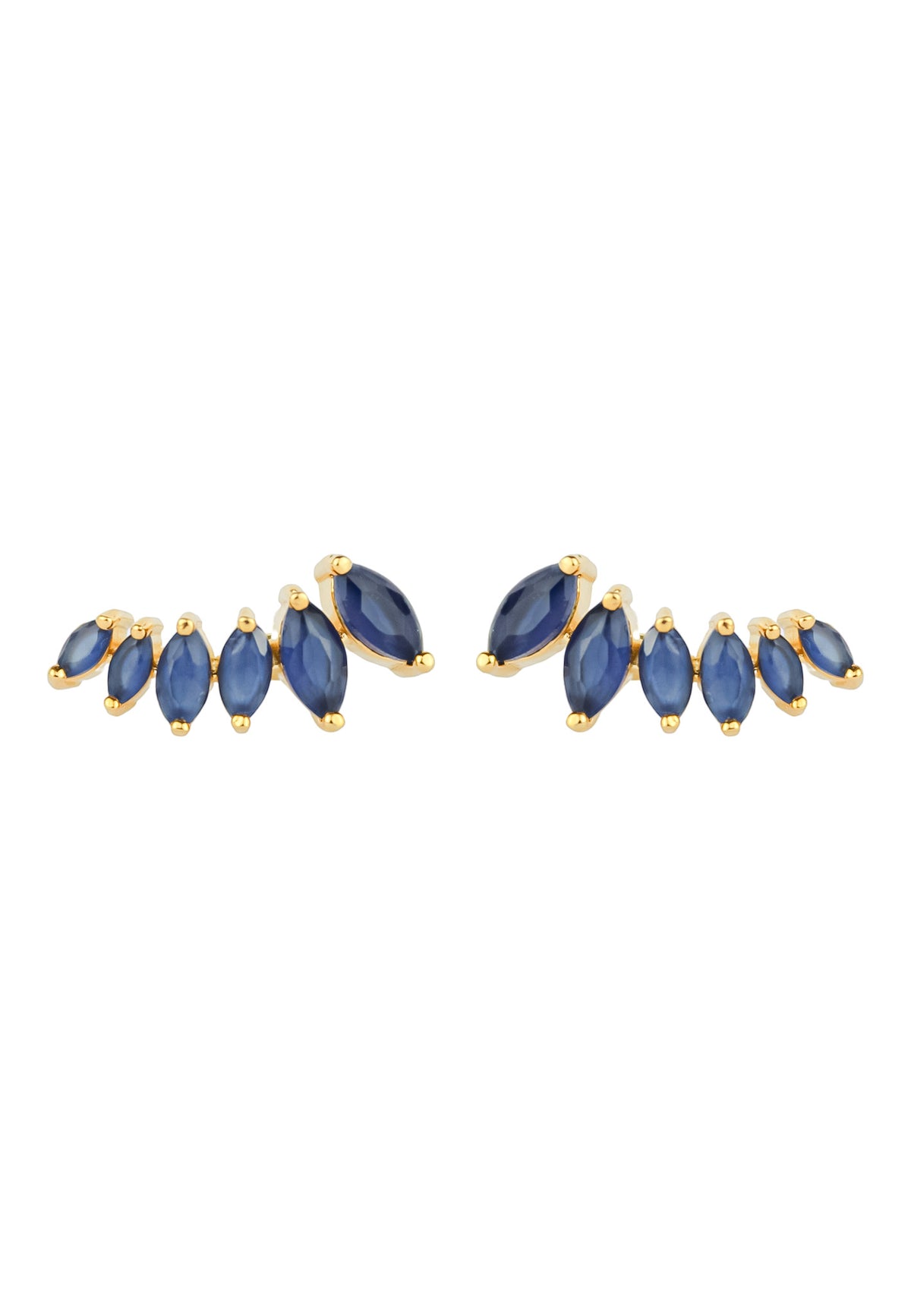 Stepping stone earrings bombay sunset