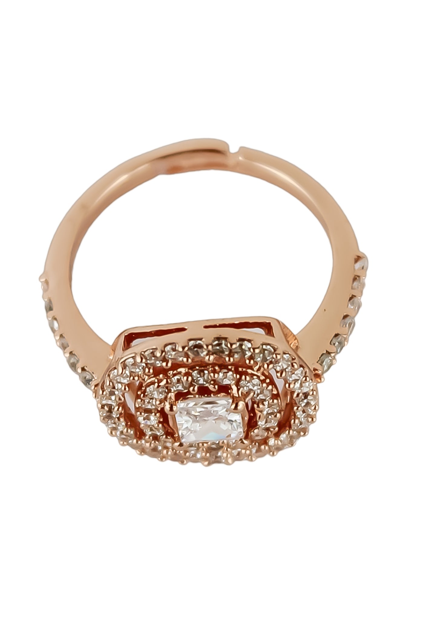 rose gold maldives ring Bombay Sunset