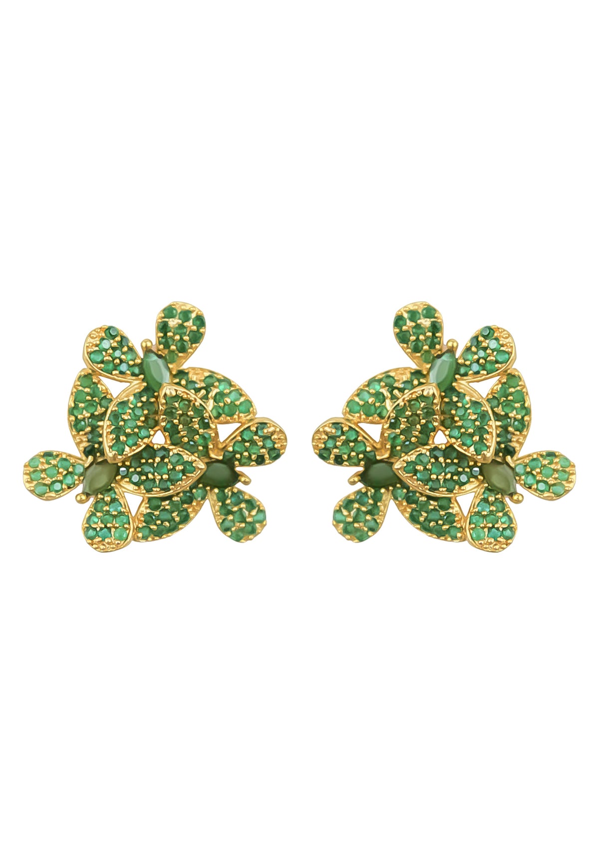 African butterfly earrings bombay sunset