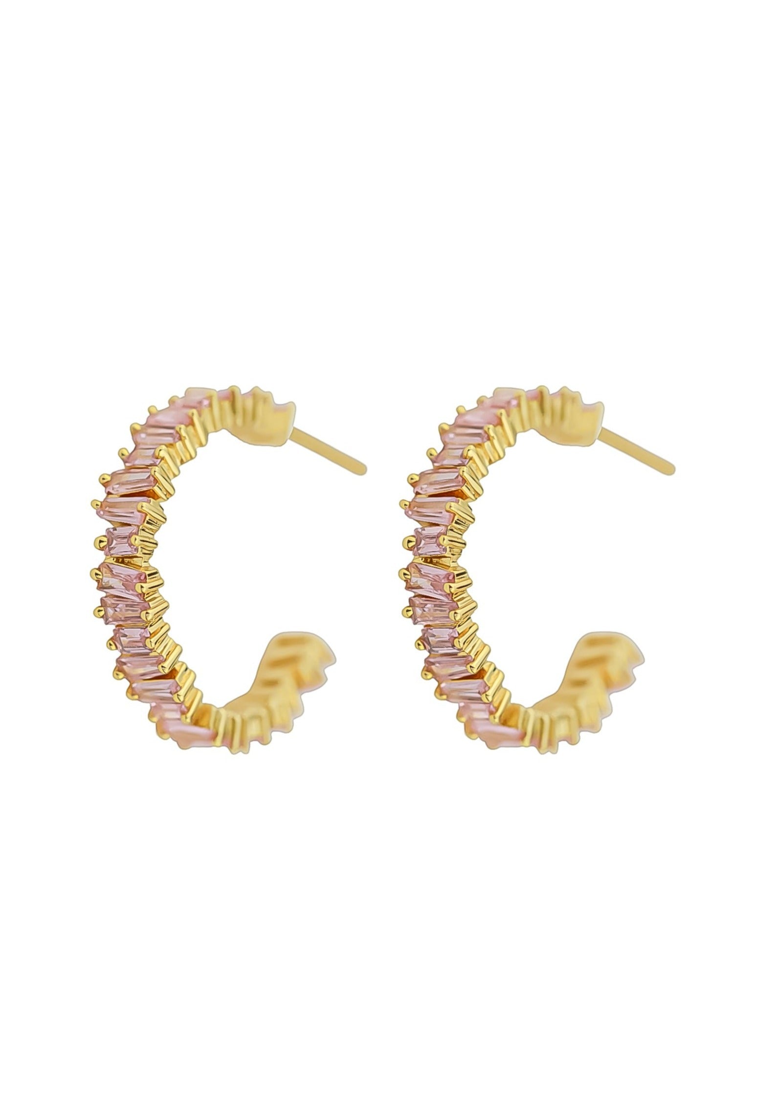 lecce hoop earrings Bombay Sunset