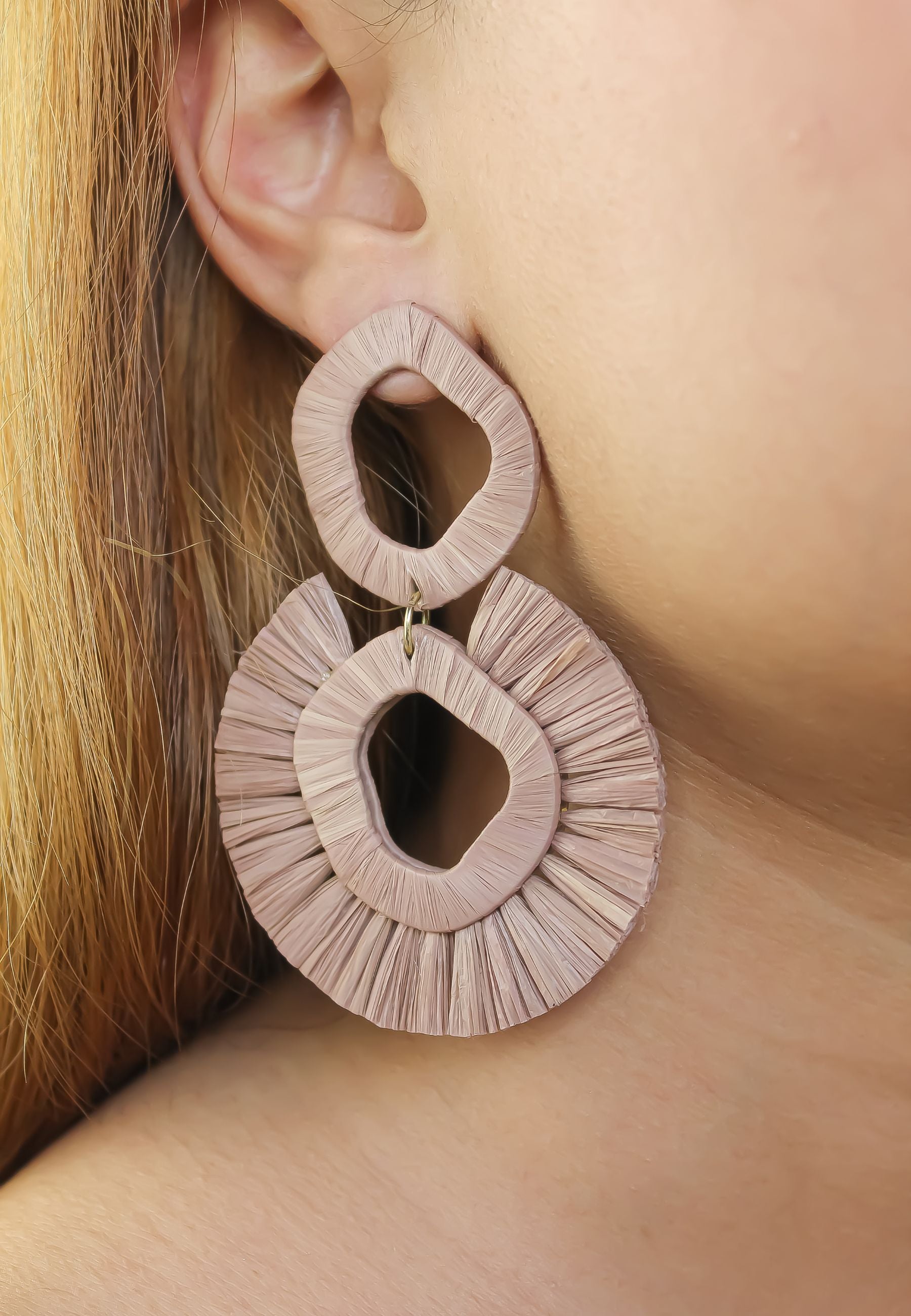 mnemba earrings Bombay Sunset