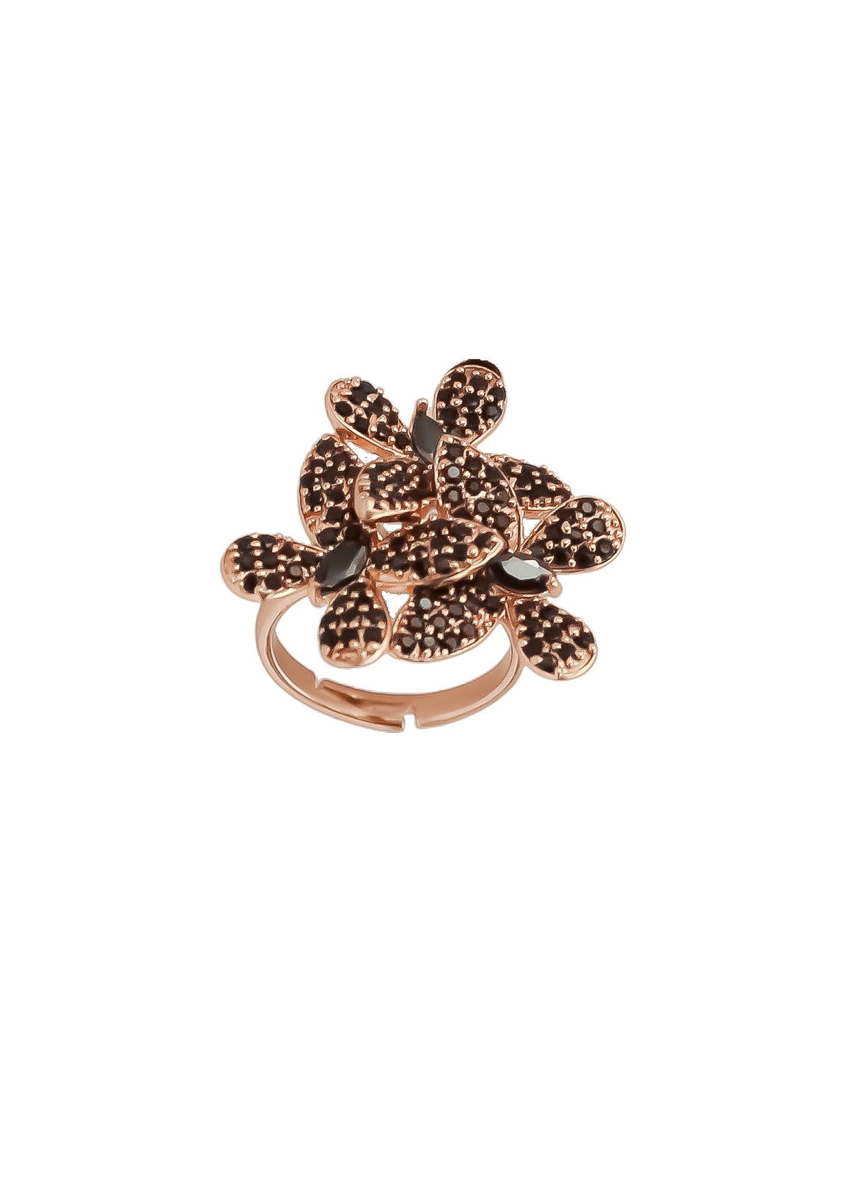 African butterfly ring bombay sunset