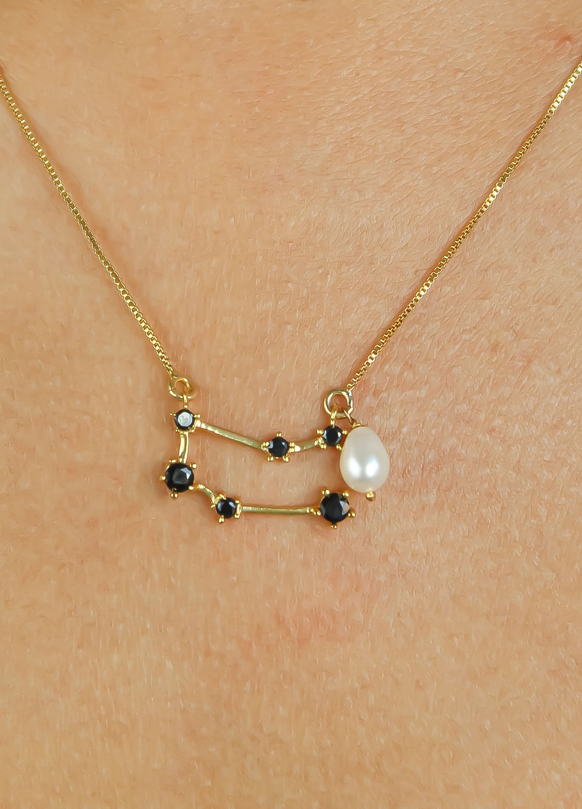 Constellation gemini zodiac necklace bombay sunset