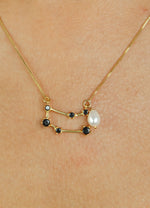 Load image into Gallery viewer, constellation gemini zodiac necklace Bombay Sunset

