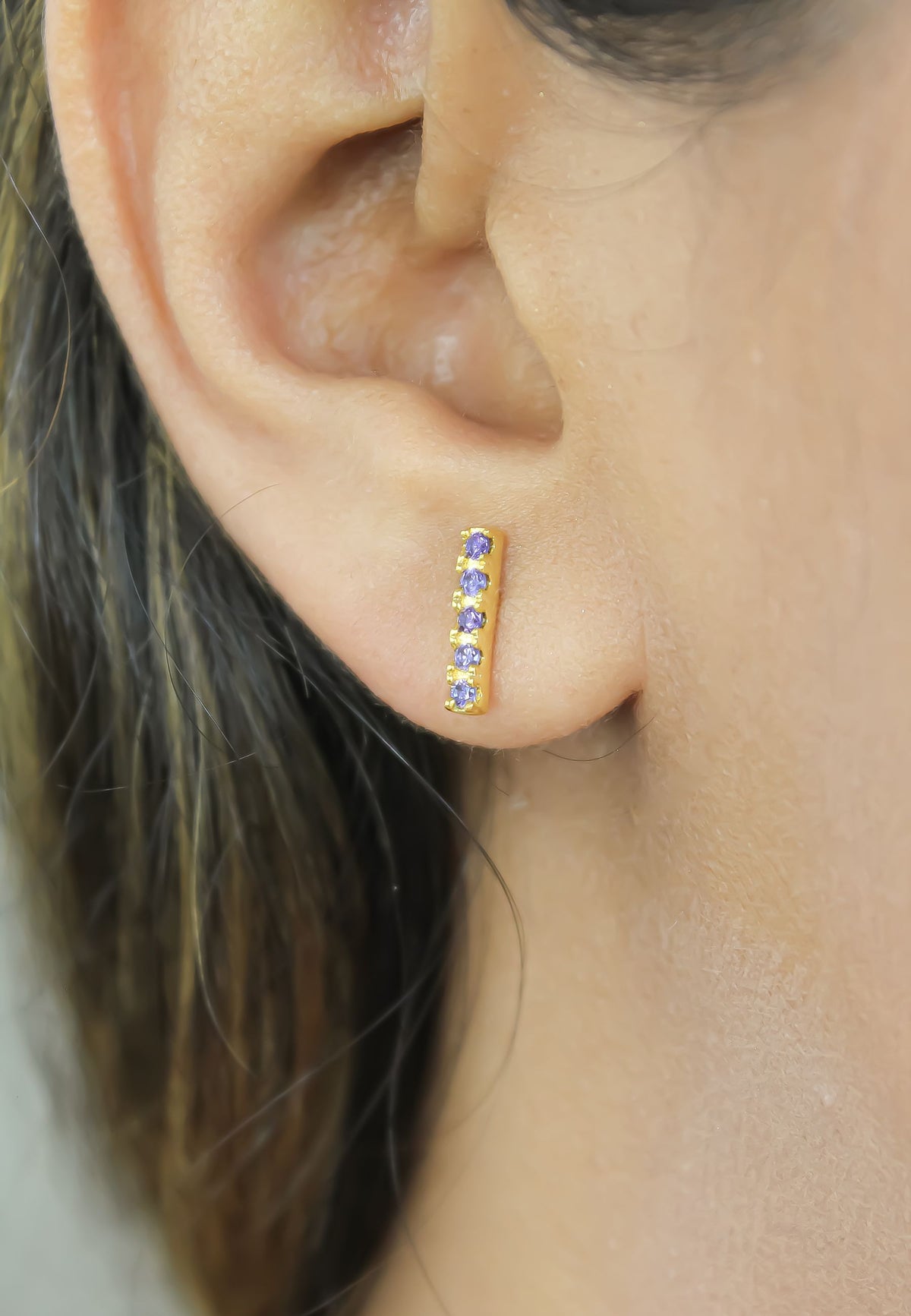 imola earrings Bombay Sunset