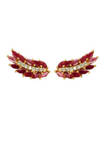 Bild in den Galerie-Viewer laden, golden wings earrings Bombay Sunset
