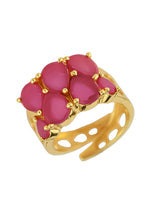 Load image into Gallery viewer, stepping stone ring Bombay Sunset

