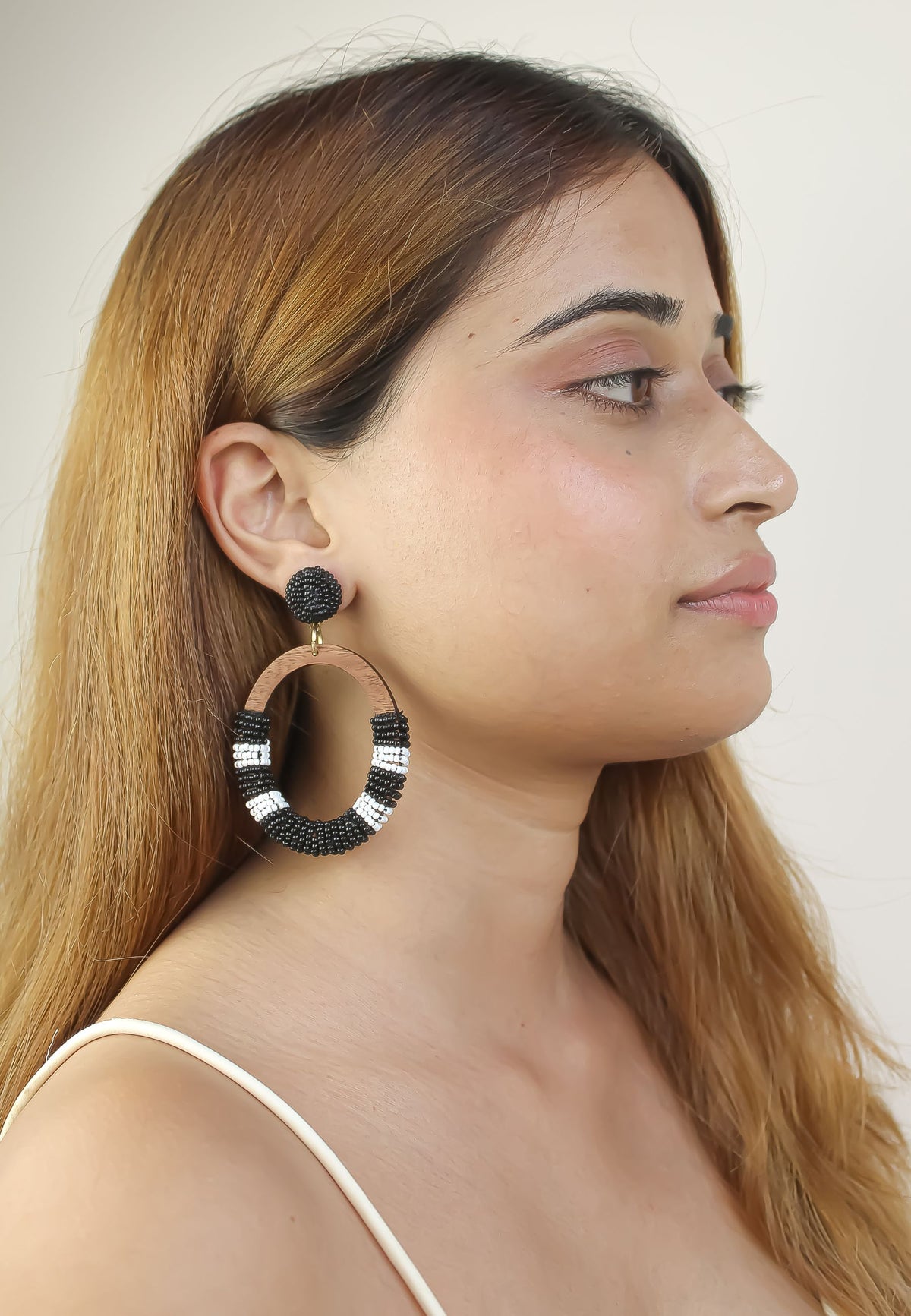 ruaha earrings Bombay Sunset