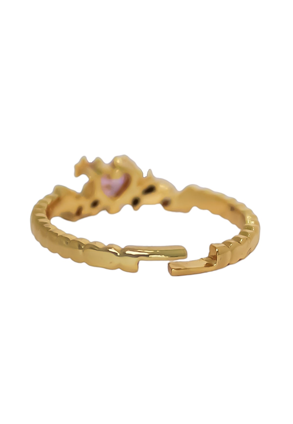 Star heart ring bombay sunset