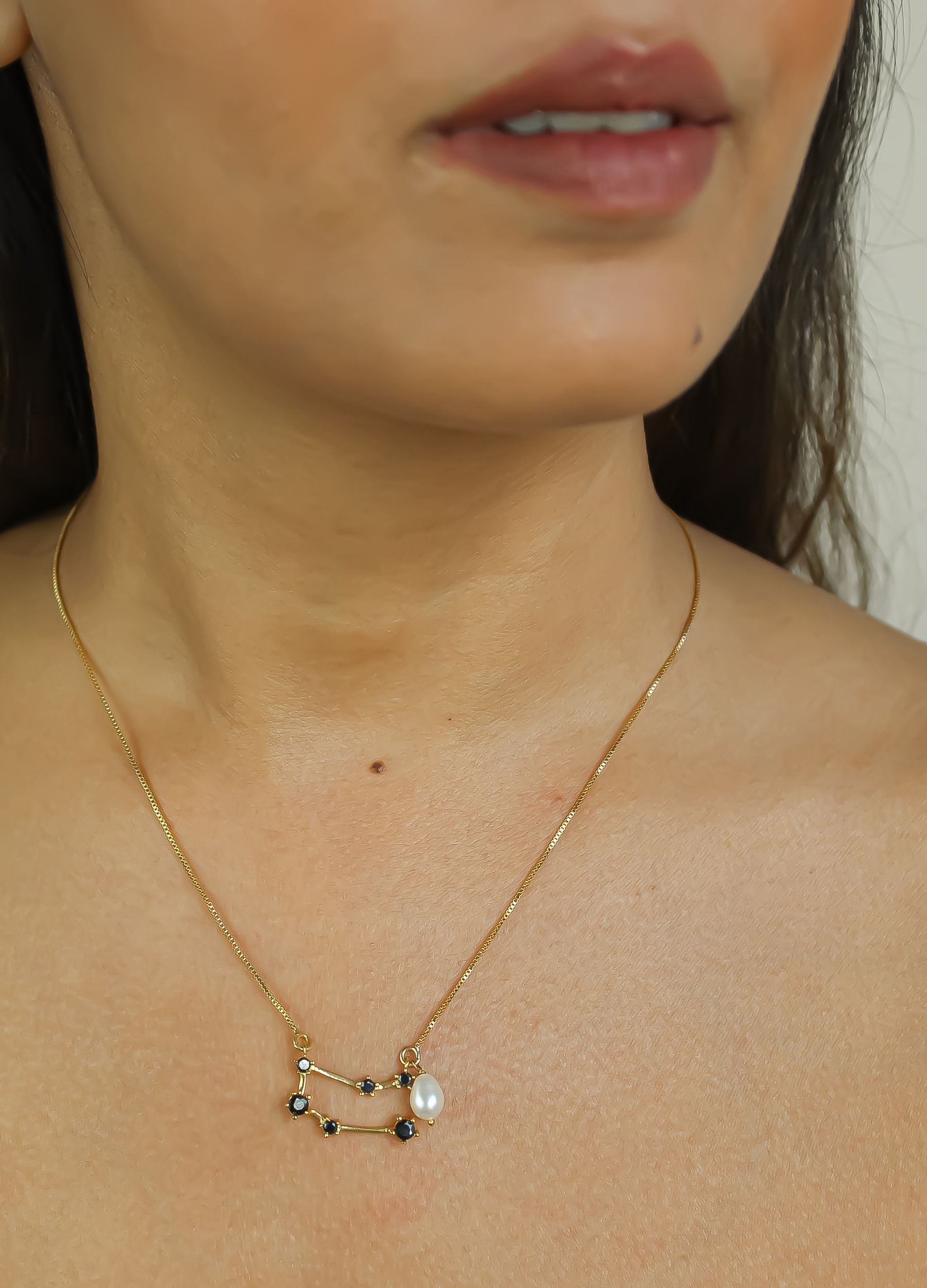 constellation gemini zodiac necklace Bombay Sunset