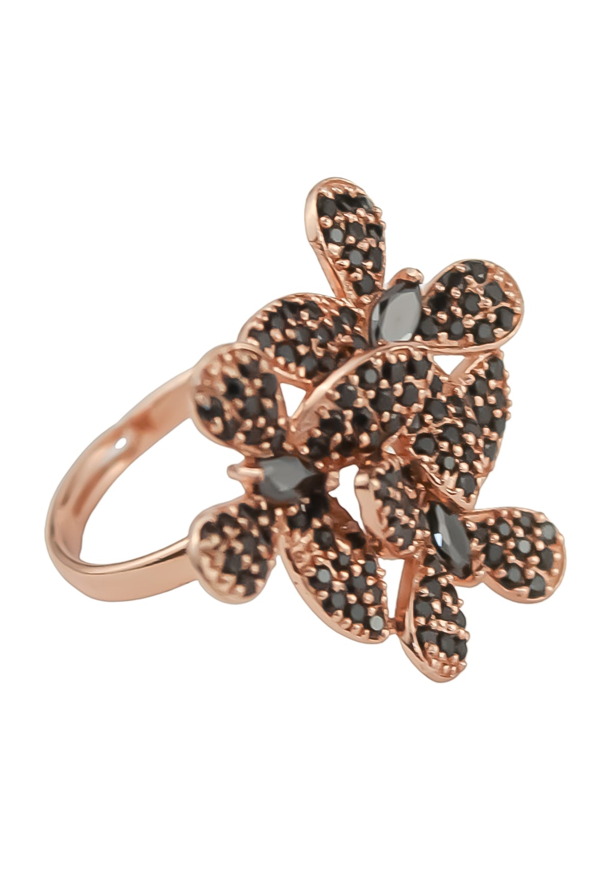 African butterfly ring bombay sunset
