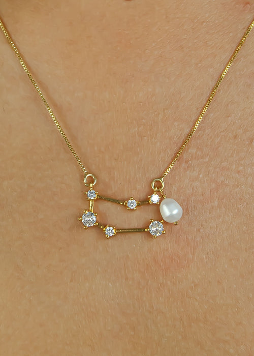 Star Gemini Zodiac Necklace Bombay Sunset