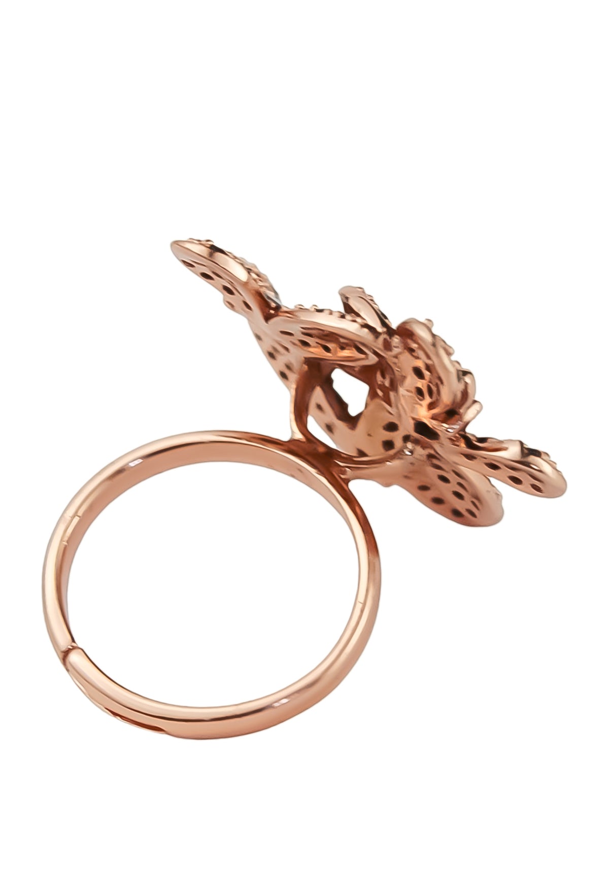 African butterfly ring bombay sunset