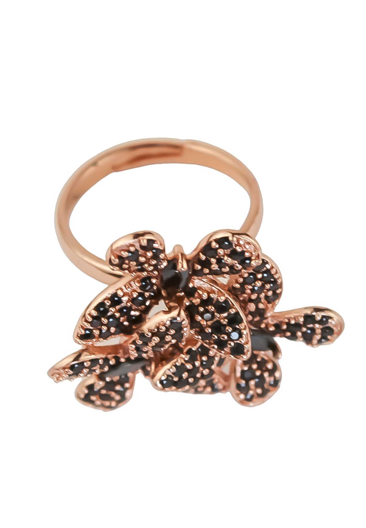 African butterfly ring bombay sunset