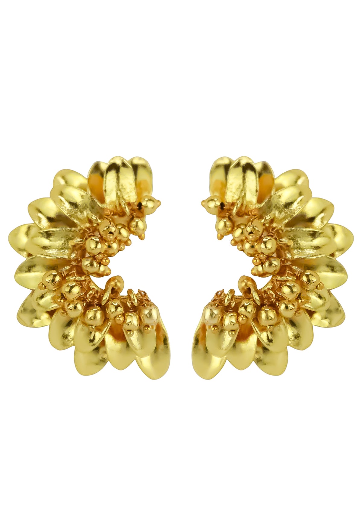 jaen sunflower earrings Bombay Sunset