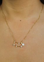 Load image into Gallery viewer, constellation gemini zodiac necklace Bombay Sunset
