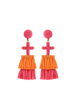 Load image into Gallery viewer, arusha earrings pupp Bombay Sunset
