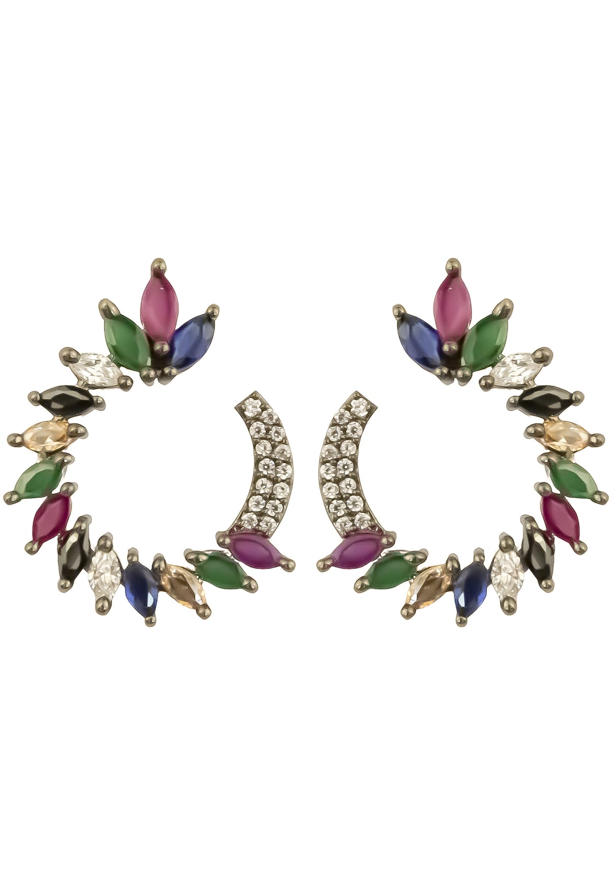 Viper earrings bombay sunset