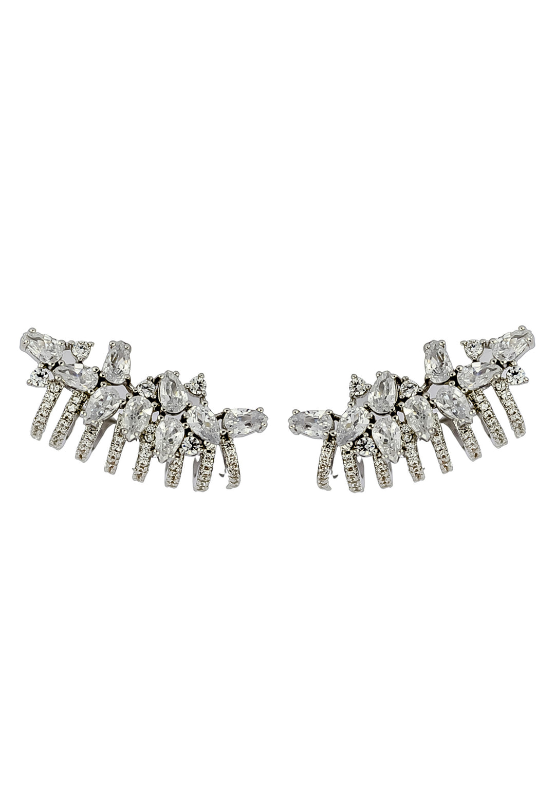 london climber earrings with stones Bombay Sunset